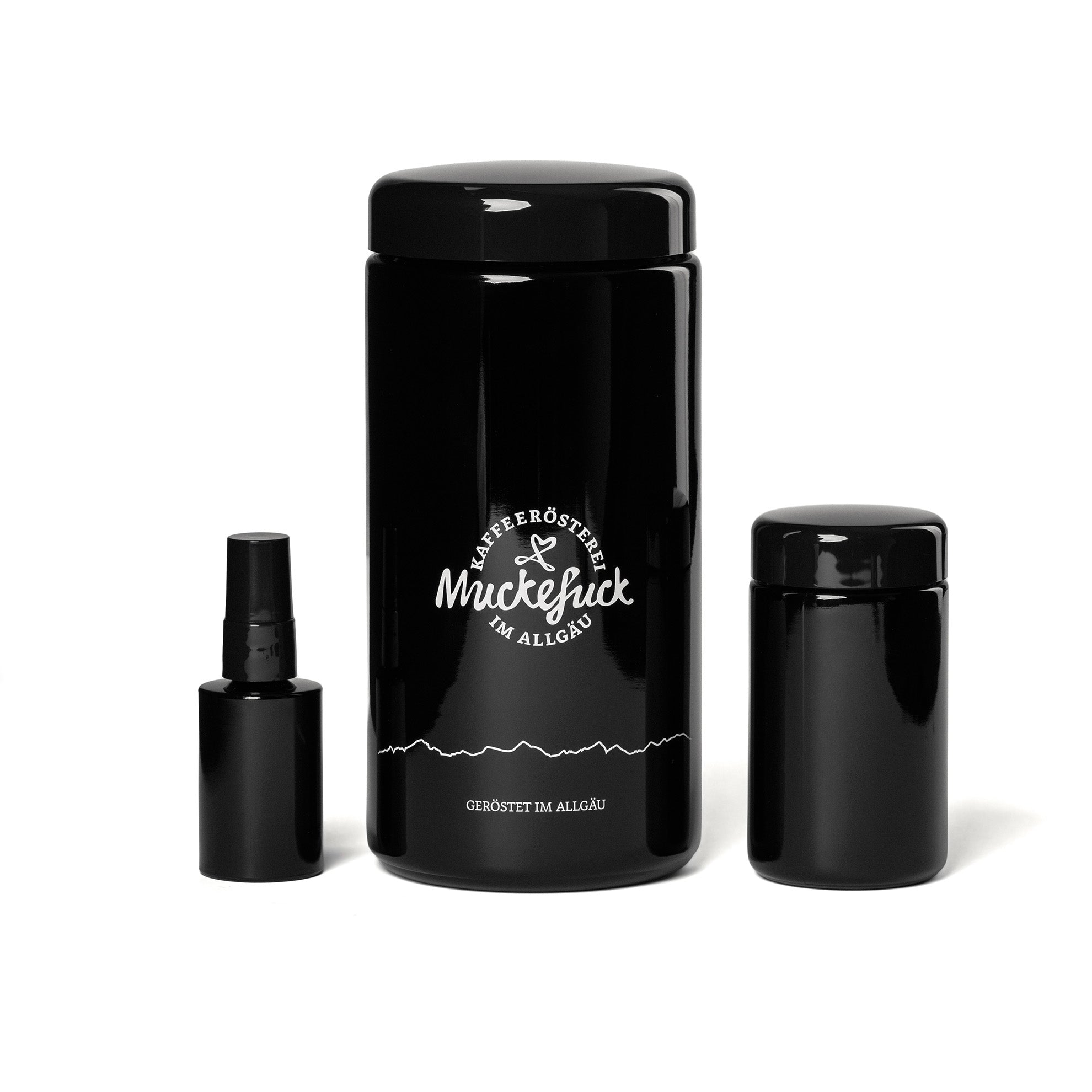 SPRÜHFLASCHE | SCHWARZGLAS | MIRON