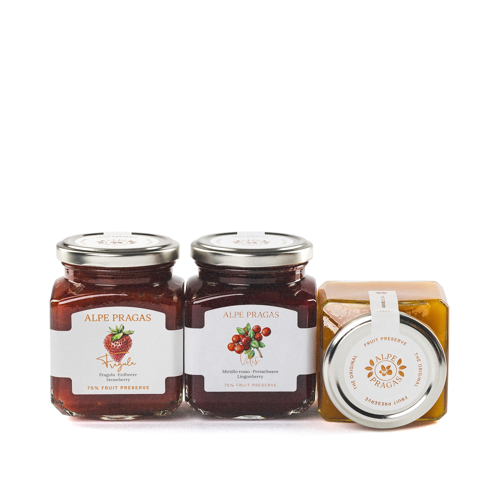 ERDBEERE FRUCHTAUFSTRICH | ALPE PRAGAS | 75% FRUCHTGEHALT