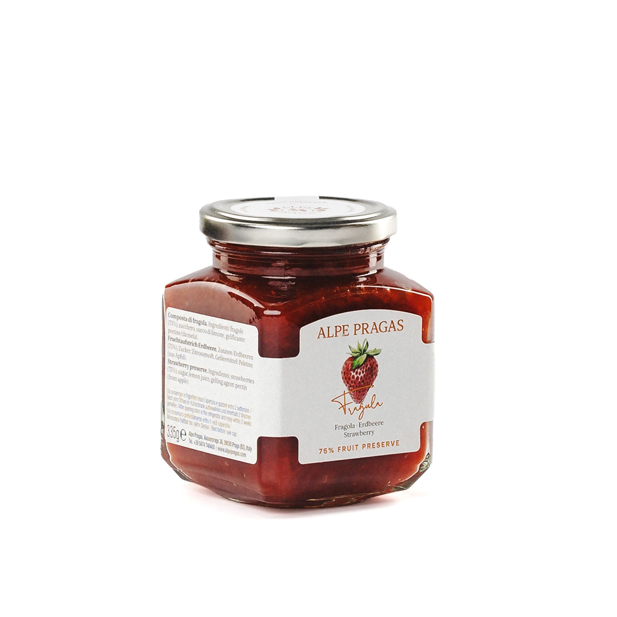 ERDBEERE FRUCHTAUFSTRICH | ALPE PRAGAS | 75% FRUCHTGEHALT